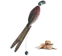 Dog Bumper EVA Realistic Waterproof Pheasant Dog Training Dummy Toy with Throwing Toggle Anti-Chewing Lightweight Training Fake Duck for Puppies Dogs, sports