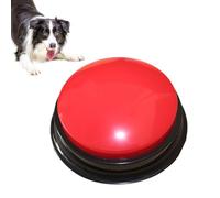 Dog Button - 8.8×4.2cm | Dog Buzzer | Pet Training Bell | Interactive Communication Training Device For Dogs Designed To Teach Basic Commands Express Needs Support Behavior Mental Stimulation Bonding