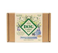 Dog By The Hob - Cookie Making Kit for Dogs | As seen on Dragons' Den | Blueberry & Oat Flavour | Included Bone Shaped Cookie Cutter
