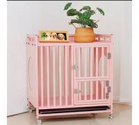Dog Cage 2-in-1 Furniture, Dog Rack, Heavy-duty Wheeled End Table, Chewy Resistant, Dog House, Indoor Small To Large Dog Furniture