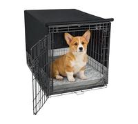 Dog Cage Cover - Oxford Cloth Protective Sunshade, Heavy Duty High-Density Weatherproof Fabric, Reinforced Impact-Resistant Structural Integrity, Precision Tailored Fit Ventilation Design | Dog Kennel