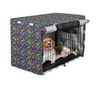 Dog Cage Covers Fantasy Mushroom Pet Privacy Cover Rollers Shades