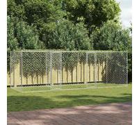 Dog Cage Silver 600 x 200 x 200 cm Galvanised Steel