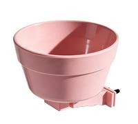 Dog Cage Water Bowl - Removable Feeder, Portable Removable Pet Cage for Small Dogs and Puppies, Durable PVC Hanging Food Container for Indoor and Outdoor Use | Travel Feeding