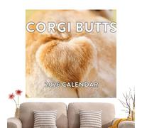 Dog Calendar | 2026 Funny Animal Butt Calendar 12 Month,Decorative Daily Planner for Office Home Bedroom Living Room School Study Christmas Housewarming Birthday