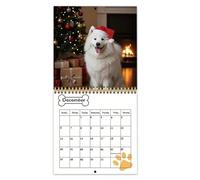 Dog Calendar 2026 - Puppies Monthly Organizer | Large Grid Layout Sturdy Quality with Cute for Holiday Planning, Team Meetings, Family Activity, Classroom Use, Convenient Placement, 20x20cm