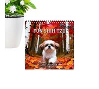 Dog Calendar 8.27 Inch Thick Paper 12 Months Funny Dog Decor