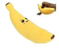 Dog Calming Banana Toy, Interactive Plush Chew Toys for Dogs, Dog Toy Fight Boredom, Less Lonely, and Happier Machine Washable & Dryer Safe, Keep Dogs Interested Forever (Yellow,25 inch)