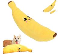 Dog Calming Banana Toy, Interactive Plush Chew Toys for Dogs, Dog Toy Fight Boredom, Less Lonely, Happier, Machine Washable & Dryer, Keep Dogs Interested Forever L