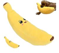 Dog Calming Banana Toy, The Mellow Banana Dog Toy, Interactive Plush Chew, Machine Washable Dryer Safe,for Small Medium Large Canine (Small)