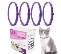 Dog Calming Collar - Adjustable Cat and Dog Collar with Pheromones, Helps Relaxation | Pet Stress Relief Collar, Calm Training Accessory