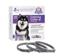 Dog Calming Collar - Pheromone anti anxiet Collar, Long-Lasting Stress Relief | Reduces Barking And Chewing, Adaptable Promotes Relaxation For Thunder, Fireworks,Reduces Travel And Separation