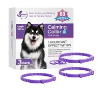 Dog Calming Collar - Pheromone Dog Calming Collars, Pets Relaxing Collars | Soft And Comfortable Calm Relieve Bad Behavior, Adjustable Calming Dog Collar, Instantly Relieve Puppy Mood, Safe Material