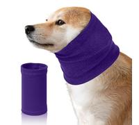 Dog Calming Hoodie Head Cover Sleeves, Ear Covers for Noise Protection, Anxiety Relief Wrap, Muffs for Pet Neck and Ear Warmer