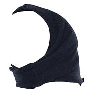 Dog Calming Hoodie, Soft Pet Calming Cap for Medium Dogs, Black, M, Ear Cover for Noise Canceling, Snug Wrap Around Neck, Helps Ease Anxiety and Fear