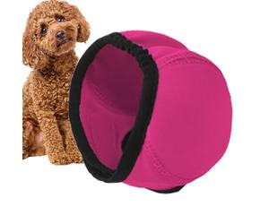 Dog Calming Hoodie, Sound Protection Dog Head Wrap - Sagged Scared Pets, Waterproof Ear Bands, Non-Slip Adjustable Snood for Pet Grooming, Bath, Fireworks
