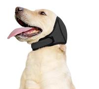 Dog Calming Hoodies Ears Head Wrap Quiet for Anxiety Waterproof Covers for Noise Reduction & Anxiety Relief Headband Muffs for Dog Ear Hematoma Grooming (Grey,Medium)