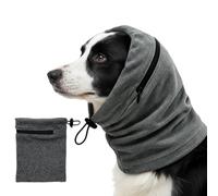 Dog Calming Snood, 2-In-1 Adjustable Plush Pet Neck Ears Warmer, S/M/L