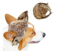 Dog Camo Hat,2 in1 Pet Sun Cap with Adjustable Ear Holes