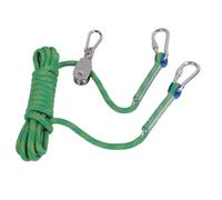 Dog Camp Cable, Smooth 5.5yd Length Length to Camping Dog Tank Tram System for Patio Patio (Green)