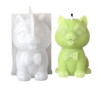 Dog Candle Mold, Cute Animal Silicone Molds, 1.77x1.77x2.36 inches, 3D Plaster Casting Tool with Flexible Materials, Ideal for Table Decoration, Home Decor, Hand Crafting, Birthday