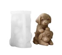 Dog Candle Molds - Stacking Puppy Shape, Resin Cast Foam, Silicone Craft Tools, Decorative Baking Molds | Great for Resin Plaster Projects, Wedding Favors, Bedroom Decorations, Creating Creative