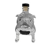 Dog Cantalter - Whisky Bottle | Novelty Dog Founder Whisky Decanter for Men | Funny Collectible Glass Barware for Whisky Wine Beer Lovers | High-Quality Glass 300 ml Dachshund Bulldog Bottle