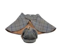 Dog Cape, Adjustable Cosplay Costume for Dogs and Cats, Halloween Cape with Hat Set for Dogs, for Small, Medium, Large Puppies and Kittens, Christmas, Carnival as a Photo Shoot Prop