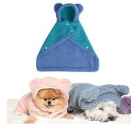 Dog Cape Blanket, Pet Cape Blanket with Snap Buttons, 2026 New Dog Cape Blanket for Small Dogs, Cute Soft Comfortable, Cold Weather Coat Wraps with Hood for Dogs and Cats (#C,S)