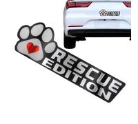 Dog Car Badge,Cute Car Stickers Adhesive | Automotive Decals, Car Accessories, Funny Animal Decor for SUV, Off Road Vehicle, Trucks Van