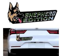Dog Car Badge Laser Cutting Car Emblem,3D Dogs Badge Rated Car Emblem,Personalized Waterproof Decoration Labels Car Badges for Car, Motorcycle, Truck, Boat (SHEPHERD)