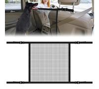 Dog Car Barrier, Car Dog Guard with Rope Hooks, Cars Divider Net Mesh, Barrier Net for Cars Boot Backseat, Pet Guards, Car Accessories Interior for Most Vehicles (53 x 53CM)