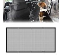Dog Car Barrier, Car Dog Guard with Rope Hooks, Cars Divider Net Mesh, Barrier Net for Cars Boot Backseat, Pet Guards, Car Accessories Interior for Most Vehicles (115 x 62CM)