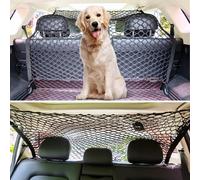 Dog Car Barrier Net Pet, for Benz EQA 250 (2021-2023 2024 2025) Car Divider Double Layer Vehicle Dog Guard Universal Back Seat Barrier Net Mesh