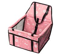 Dog Car Booster, Portable Pet Seat, Foldable Travel Design, Built-In Storage Pocket, Perfect for Road Trips, Long Drives, and Vet Visits to the Park, 15.75x13.78x9.84 inches