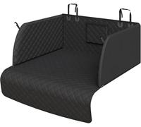 Dog Car Boot Liner for Ford Focus hatchback 2000-2022, Waterproof Quilted Cargo Cover, Non-Slip PVC, Scratch-Proof, Adjustable Straps,E E