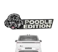 Dog Car Emblem, 3D Dog Edition Acrylic Car Badges Stickers, Automotive Badge Decals and Stickers, Exterior Decoration for Cars and Motorcycles