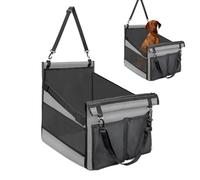 Dog Car Reinforcement Seat - Spacious Back Travel Bed | Portable Pet Safety Seat, Removable Washable Cover, Anti Slip Base Stability, Reinforced Sturdy Construction Of Pet Bed For Long Road