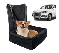 Dog Car Seat, 24.02 Inch Pet Travel Cushion for Safe Comfortable Journeys, Waterproof Fabric with Two Handy Side Pockets, Puppy Booster Seat for Vehicle SUV Truck RV Front or Backseat