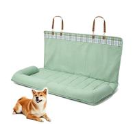 Dog Car Seat Bed For Back With Raised Bolster | Hanging Mount Design, Non-Slip Bottom, Safety-Belt Opening