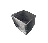 Dog Car Seat Bed with Belt, Anti-Scratch Oxford Fabric, All-Season Comfort, Easy Installation for Pet Owners, Black 50x45x36cm