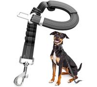 Dog Car Seat Belt - Adjustable 65-100cm Headrest Restraint with Bungee & Swivel Clip, Secure Harness for Dogs in Cars, Seat belt for Dogs
