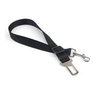 Dog Car Seat Belt - Adjustable Harness Connector Strap with Strong Clip, Universal Fit for Small, Medium & Large Dogs, Vehicle Restraint for Safe Travel, Black