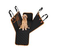 Dog Car Seat Car Hammock With Visual Mesh Window And Side Zipper Seat & Door Protec Dog Cover For Back Waterproof(Orange)