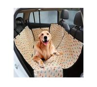 Dog Car Seat Car Seat Cover Mats Hammock Protector With Safetys Belt Dog Carriers Waterproof Rear Back Pet Transportin Perro(Beige Dog)