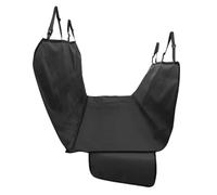 Dog Car Seat Cover for Back Seat, Compatible with Audi A6 A7 A8 S6 S7 2018-2025, Hammock & Bench Style Water Resistant Pet Seat Cover Non-Slip Foldable,Full Cover Hammock-Black
