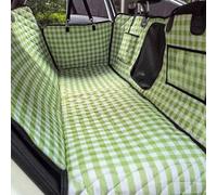 Dog Car Seat Cover for Fiat Bravo 2007-2014 - Waterproof Back Seat Protector, Scratch-Proof Hammock with Side Flaps, Adjustable Seat Extender for Pets Car Travel Accessories,Green