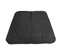 Dog Car Seat Cover Oxford Cloth Pet Seat Protector Non Slip Adjustable Straps Back Seat Cover for Cars SUVs 1.3x1.45m Black