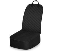 Dog Car Seat Covers Waterproof, Scratch-Proof Pet Front Cover for Cars, Nonslip Pet Passenger Seat Cover Protector, Universal Fit for Cars Trucks SUVs, Large, Black