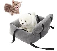 Dog Car seat - Elevated View Secure Pet Handle, 20.87 Inch Washable Fabric Kennel, Automotive Interior Protection Nest, Wear Resistant Cloth Material Cover | Gear for Small Breeds & Medium Hounds